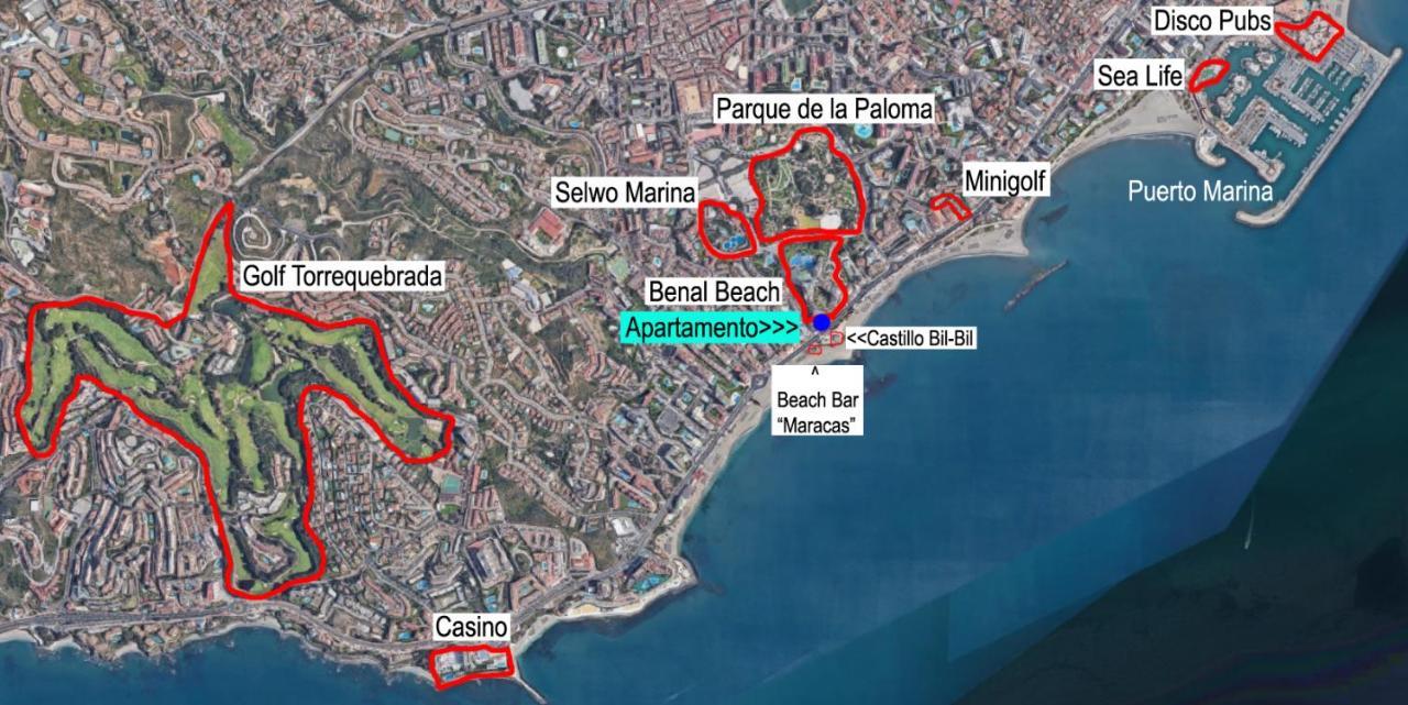 Estudio Benalbeach Primera Linea De Playa Benalmadena Bagian luar foto